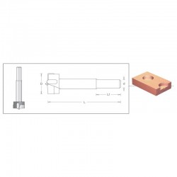 203.33.87 HM свредло за панти D38 d10X30 LT90 RH DIMAR 203.33.87 HM свредло за панти D38 d10X30 LT90 RH DIMAR